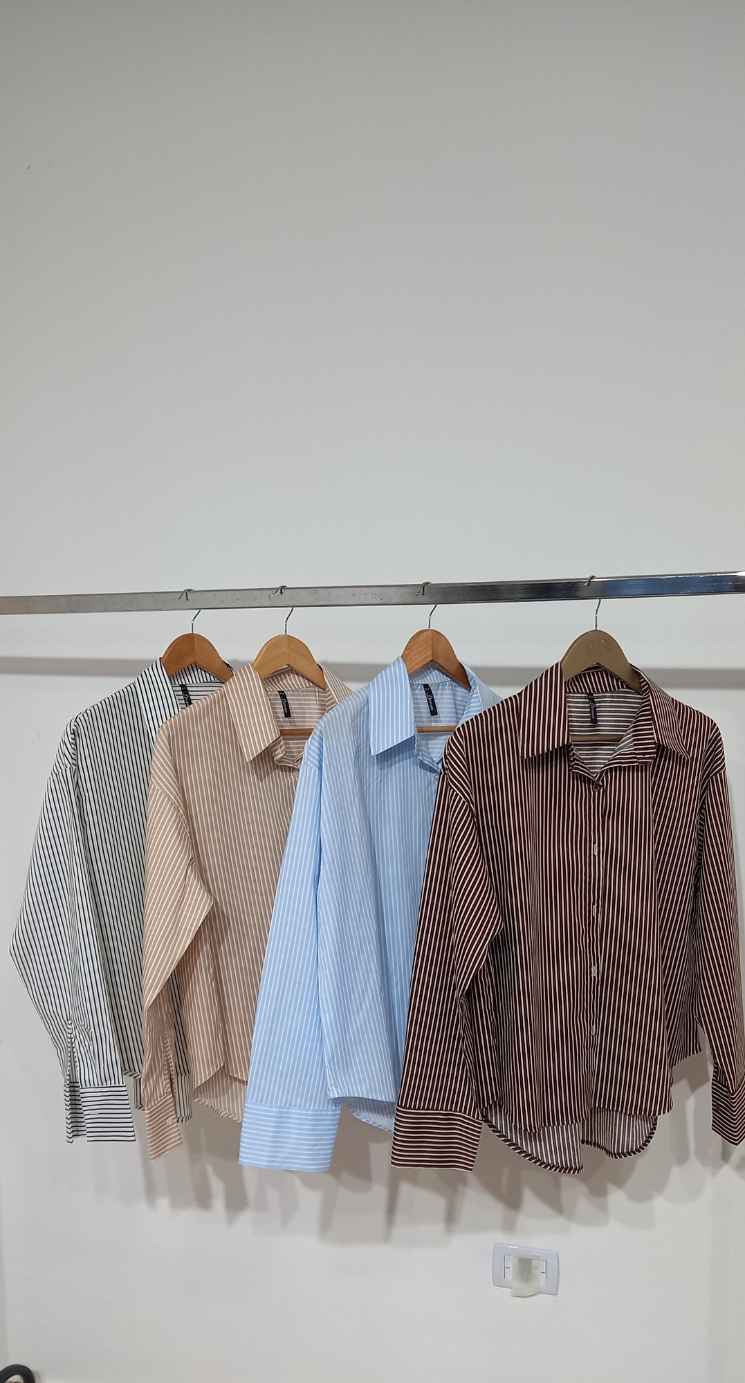 Camisa  Ambar Rayada  de Cotón Poplin - Imagen 4