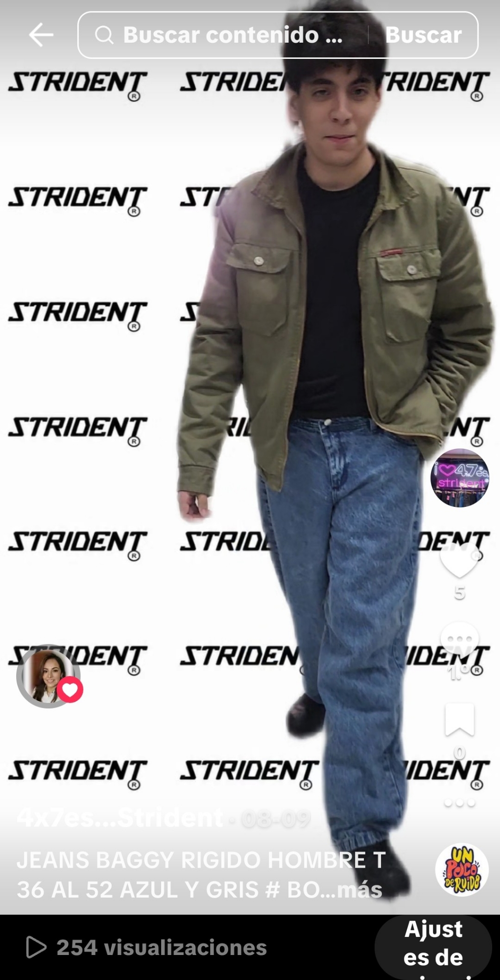Jeans Baggy Rigido - Imagen 7