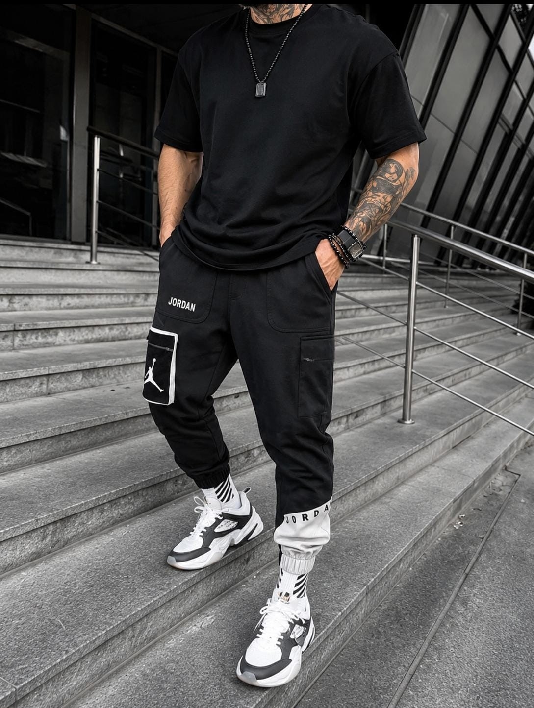 Pantalon Cargo Combinado (por Perdido) - Imagen 1