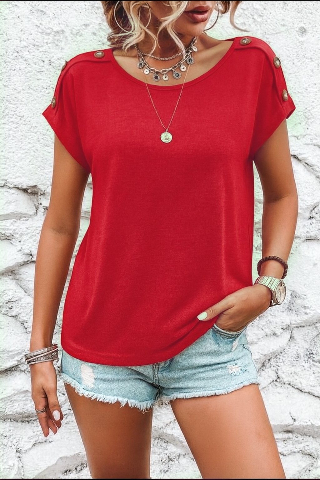 Remera "mary" de Modal Viscosa - Imagen 5