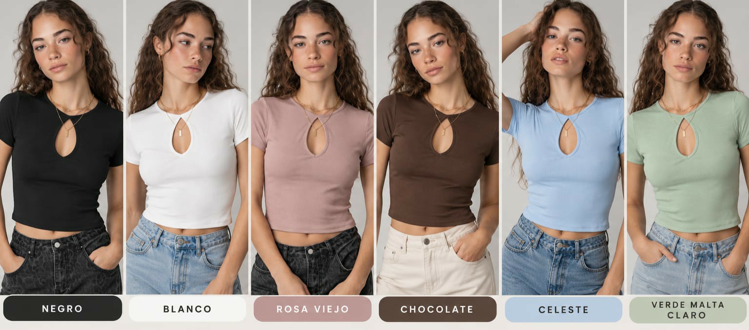 Remera con Abertura Adelante - Imagen 2