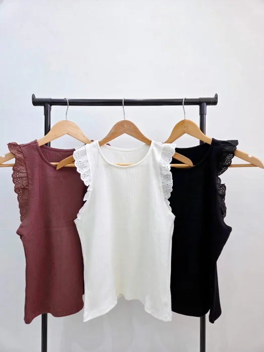 Top de Morley C/broderie