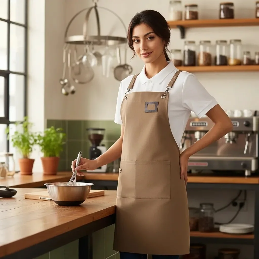 Delantal Gastronómico Unisex Multiuso Cocina Barbería Chef - Imagen 3