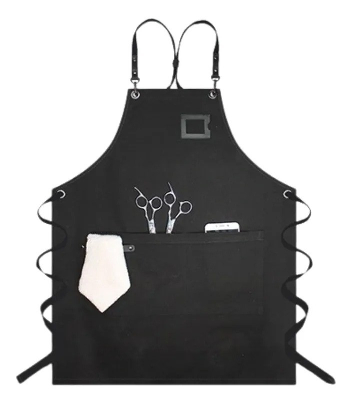 Delantal Gastronómico Unisex Multiuso Cocina Barbería Chef - Imagen 4