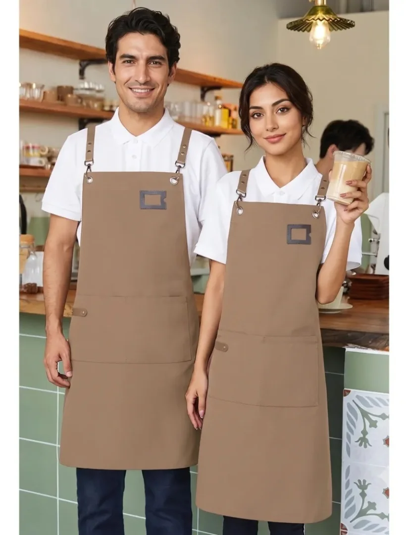 Delantal Gastronómico Unisex Multiuso Cocina Barbería Chef - Imagen 5