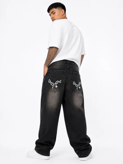 Baggy Jeans Bordado