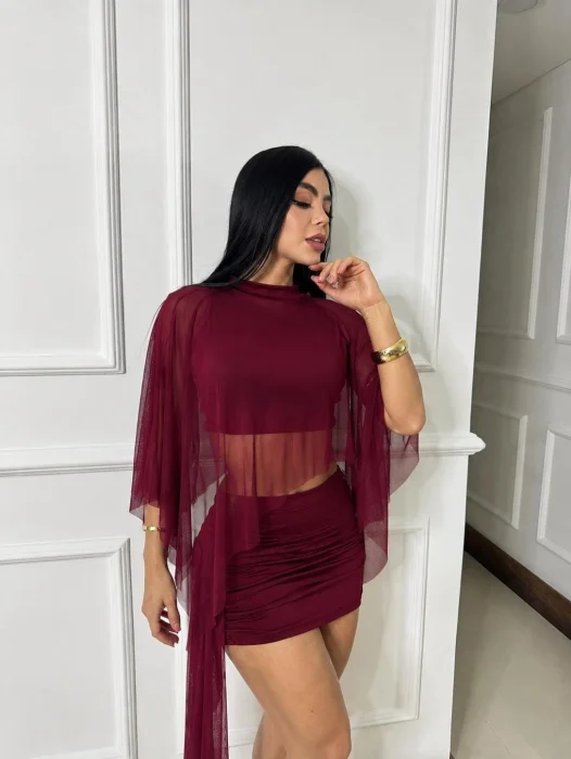 Conj. Top y Pollera