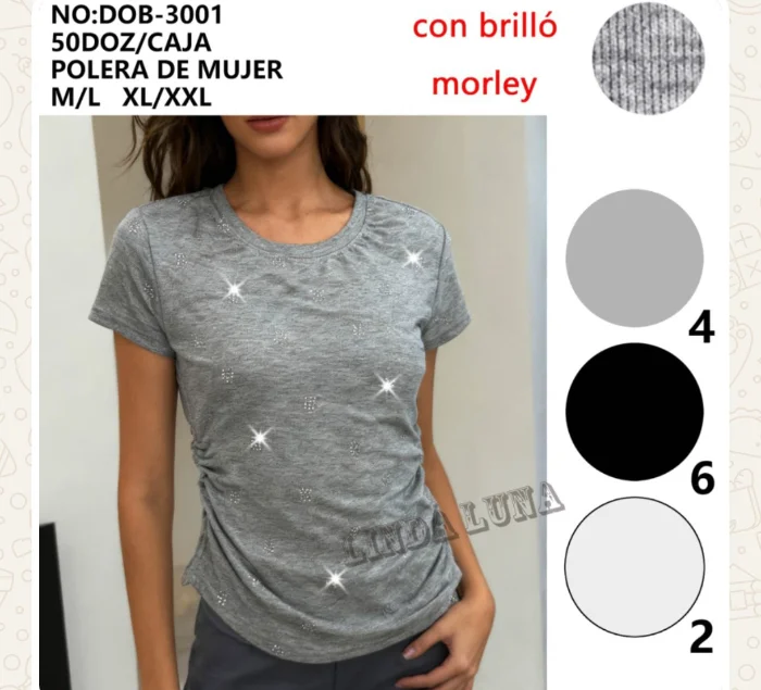 Remera Brillo Importada