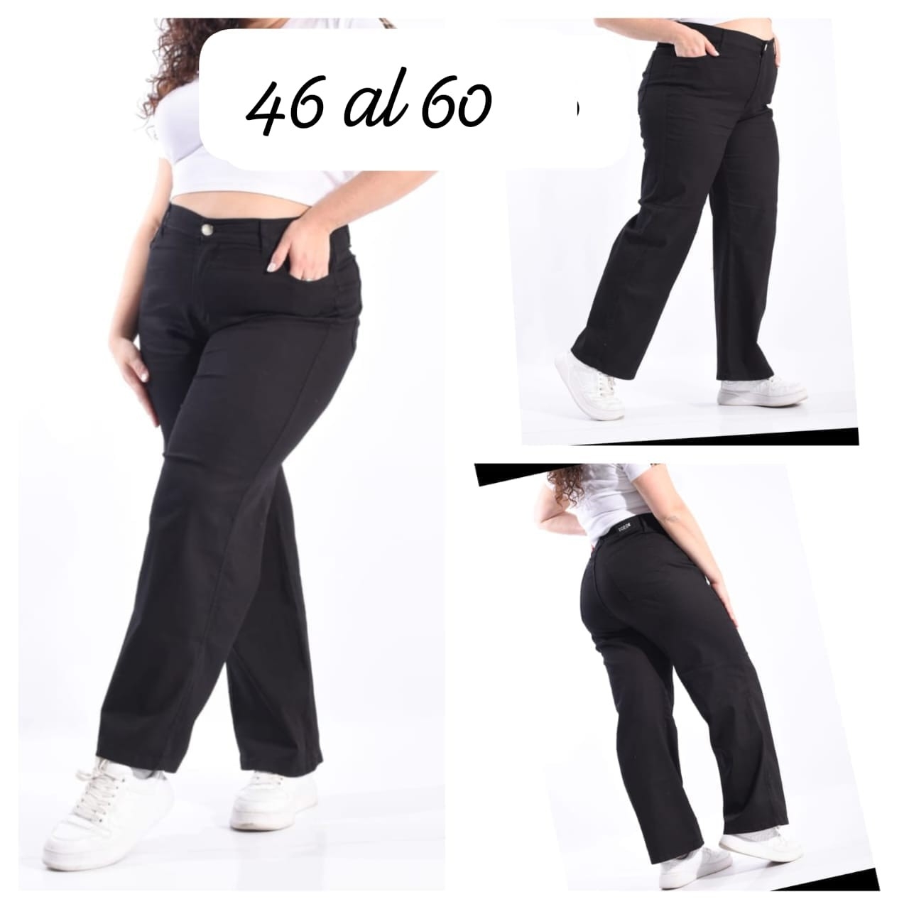 Wide Leg Elastizado Curvy 48 al 60 - Imagen 3