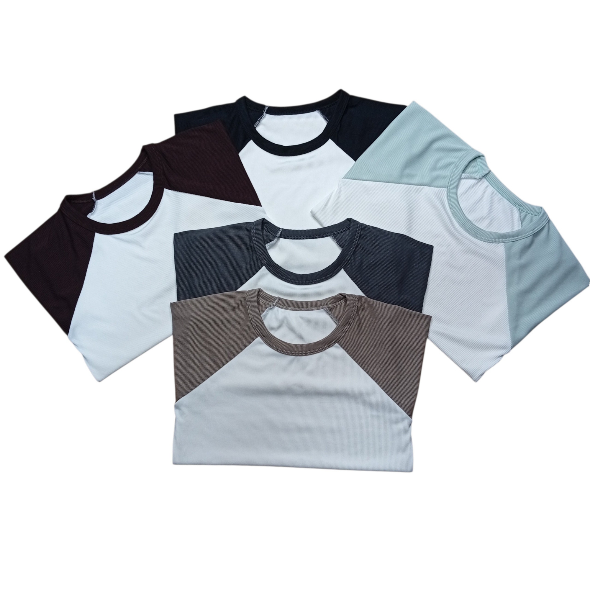Remeras Ranglas Combinadas Talle Único M/l - Imagen 2