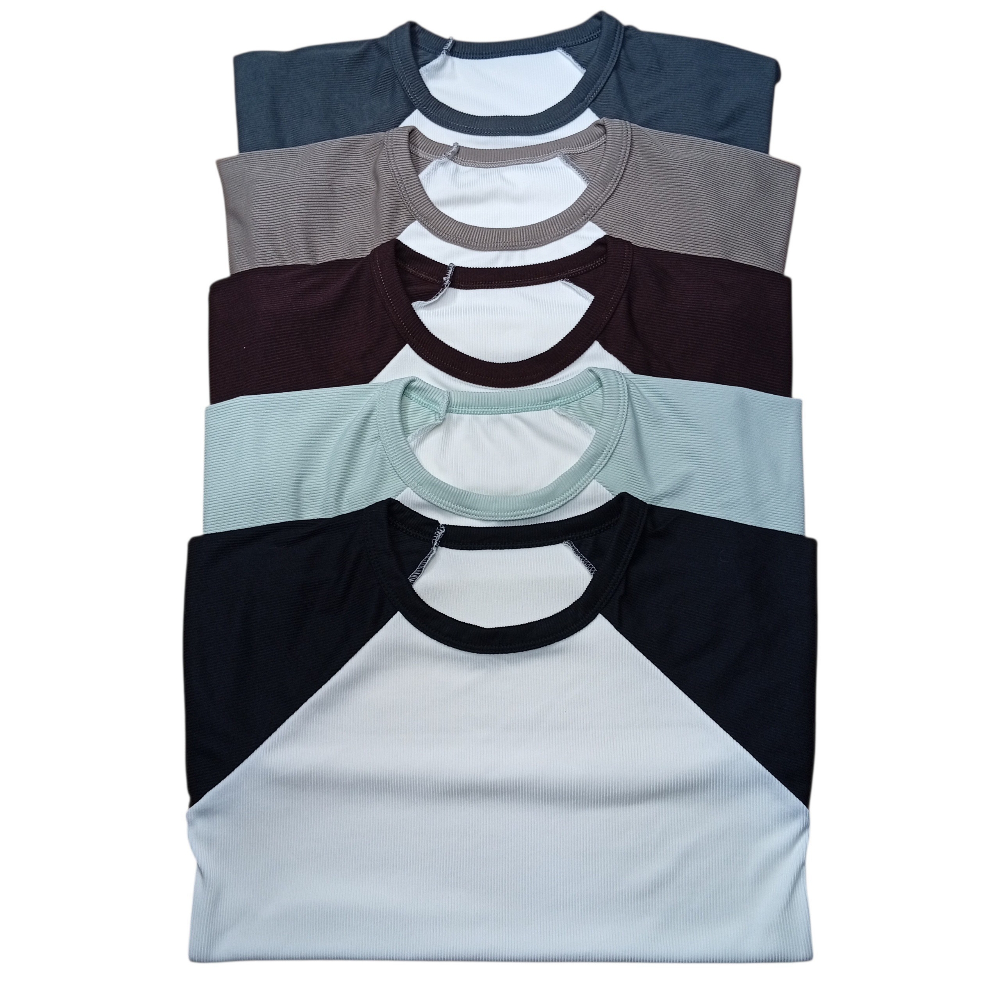 Remeras Ranglas Combinadas Talle Único M/l - Imagen 3