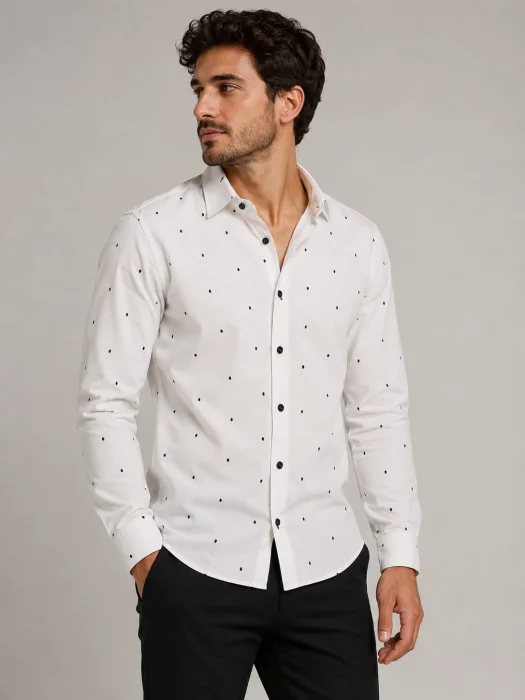 Camisas Estampado Elastizado