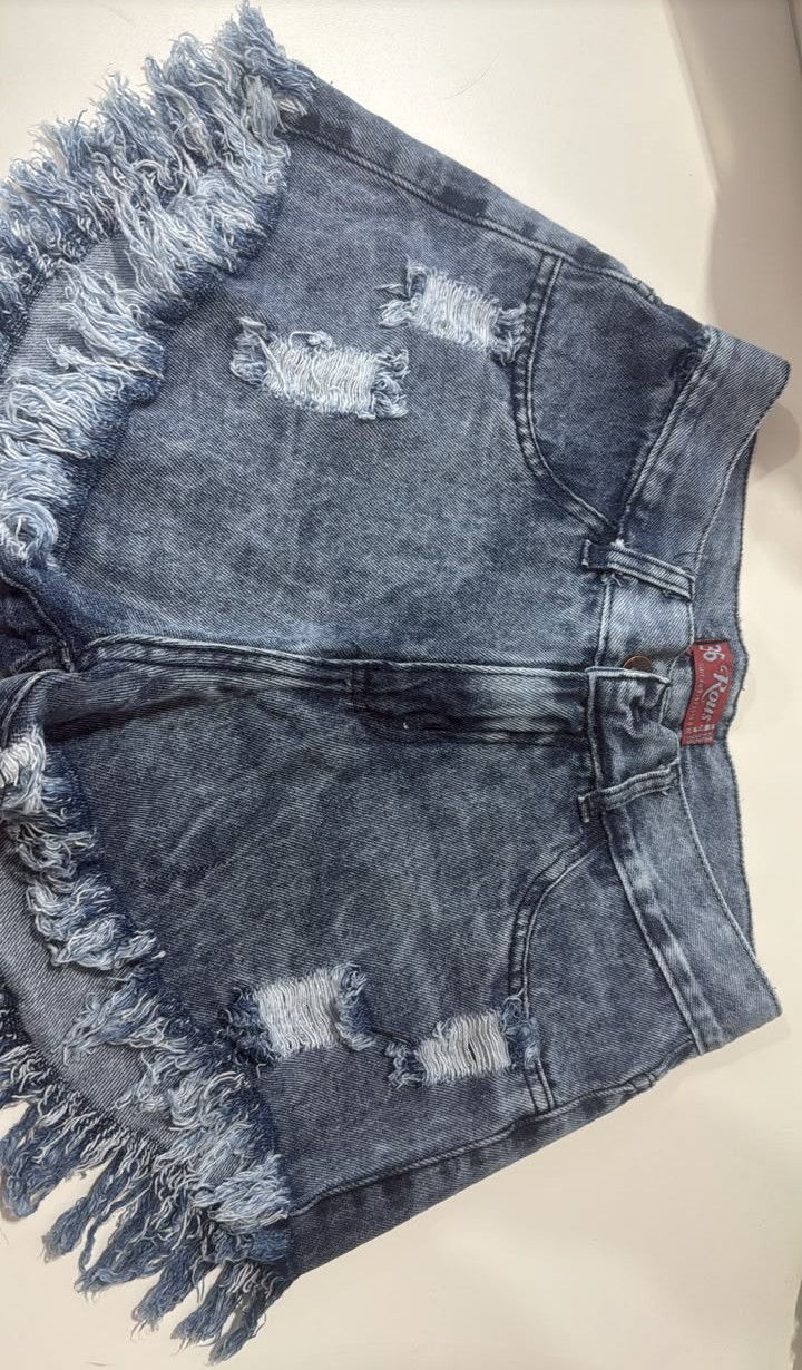 Shorts Playero de Jeans Rijido;) - Imagen 3
