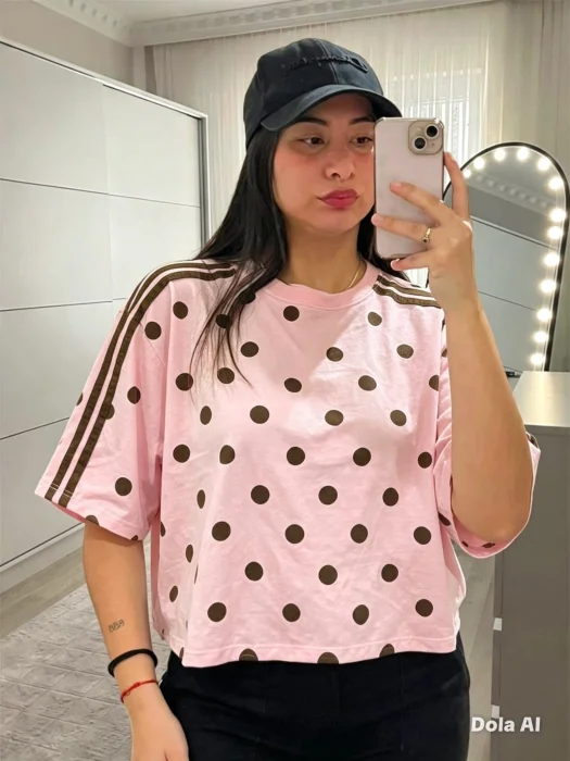 Boxy Fit Lunares