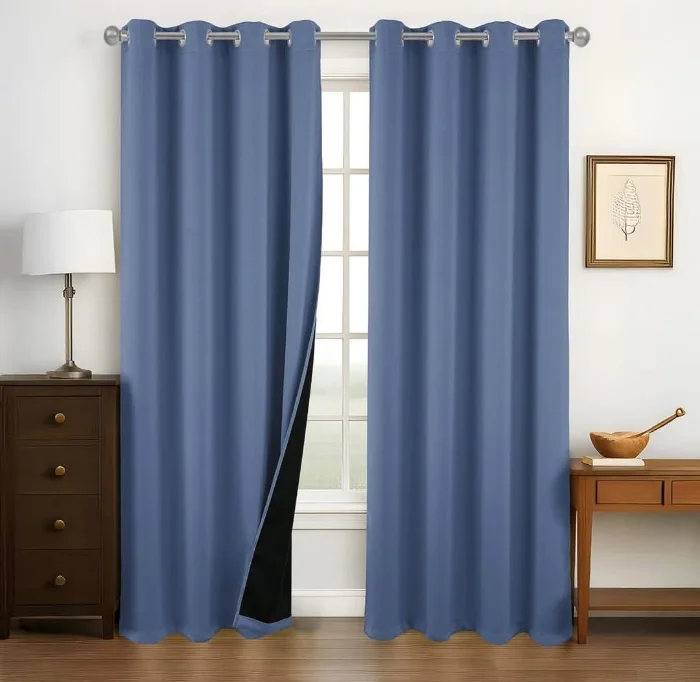 Cortina Blackout 100% de Lino Sin/engomado Chil