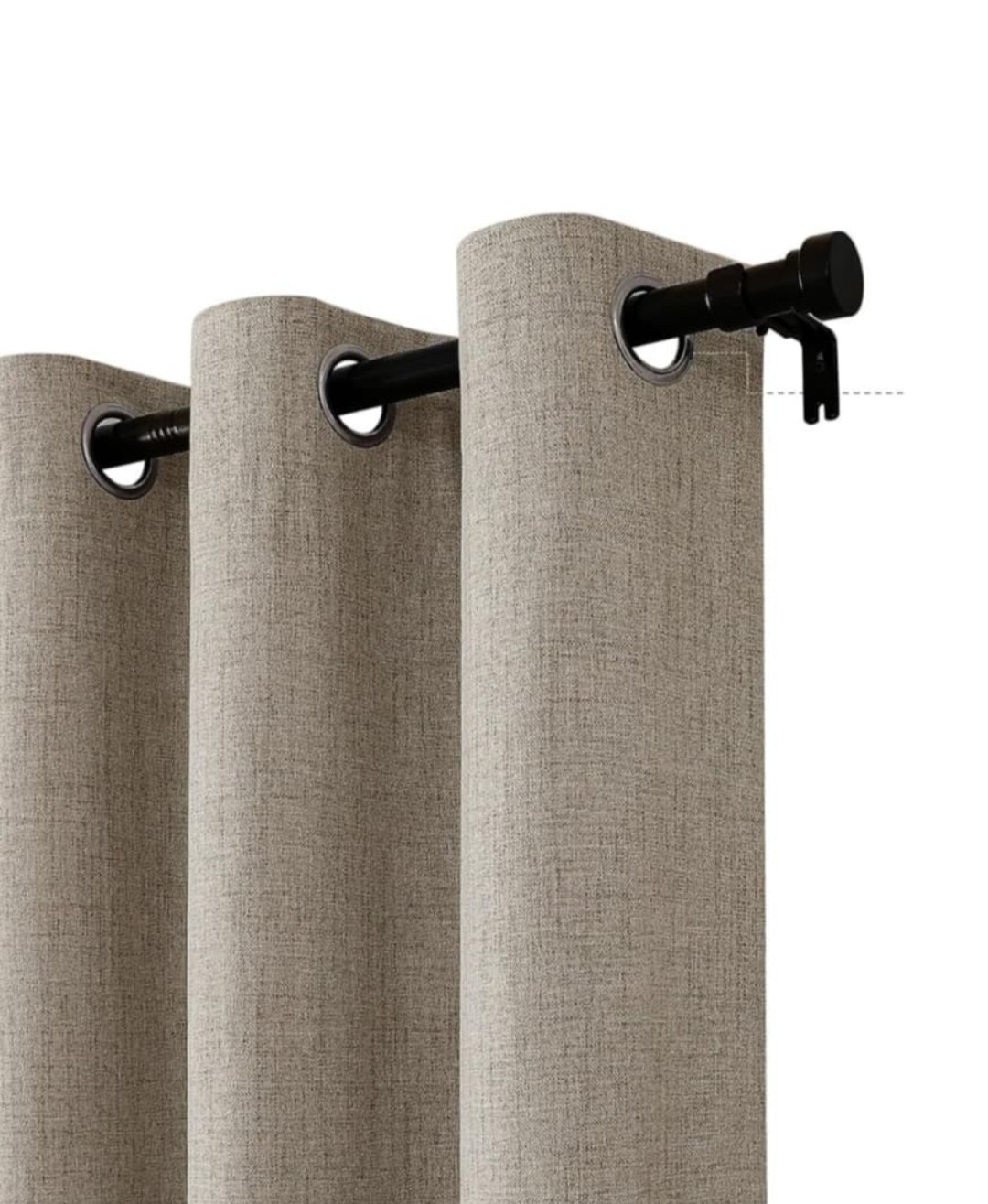 Cortina Blackout 100% de Lino Sin/engomado Chil - Imagen 4
