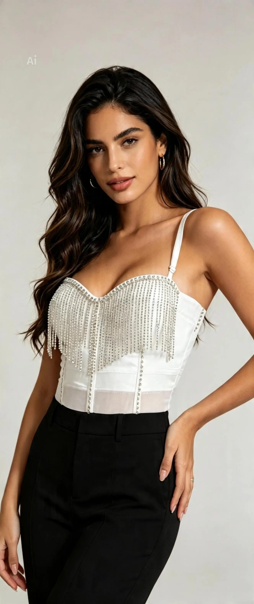 Corset Importado Flecos Brillo - Imagen 4