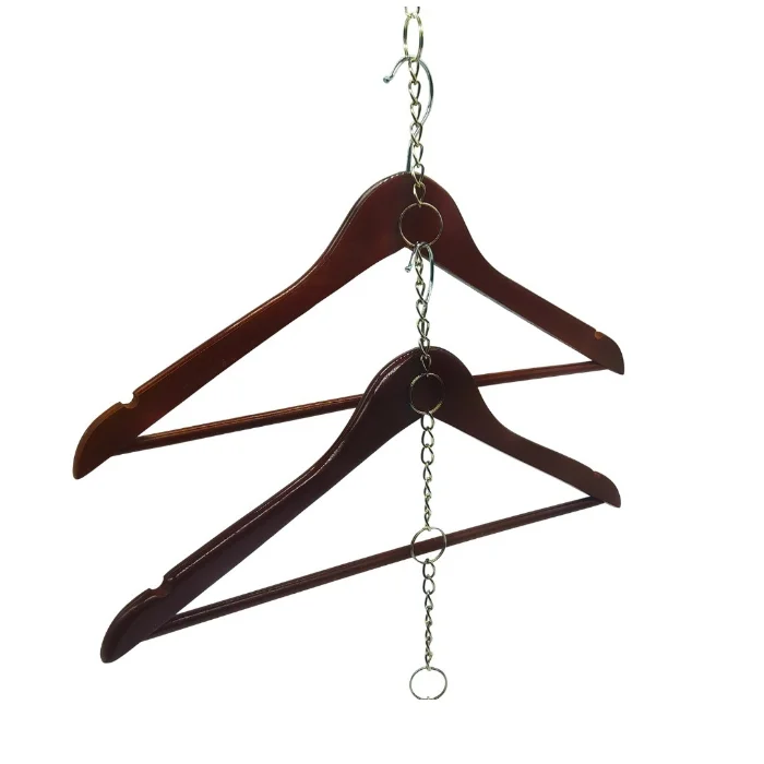 Perchas de Madera Negra