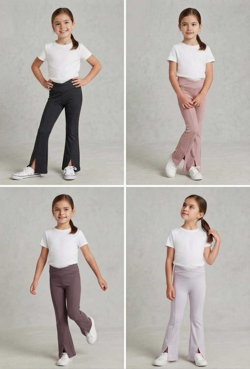 Calza Oxford de Niña con Abertura - Imagen 3