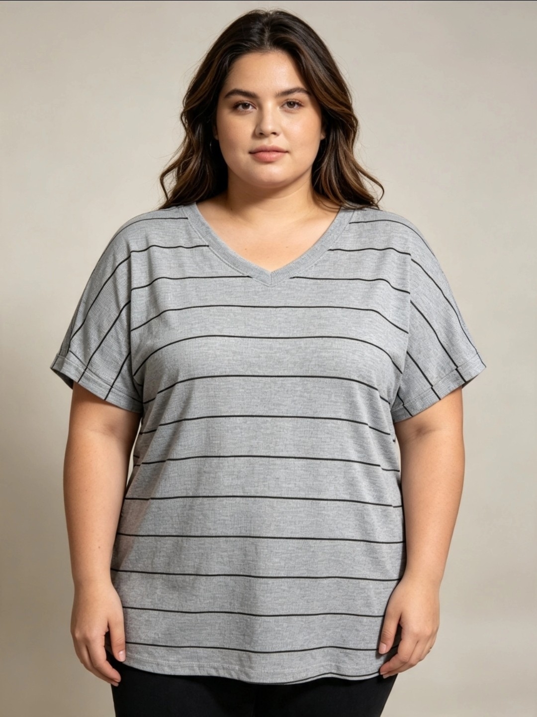 Remeron Rayado Escote V - Imagen 2