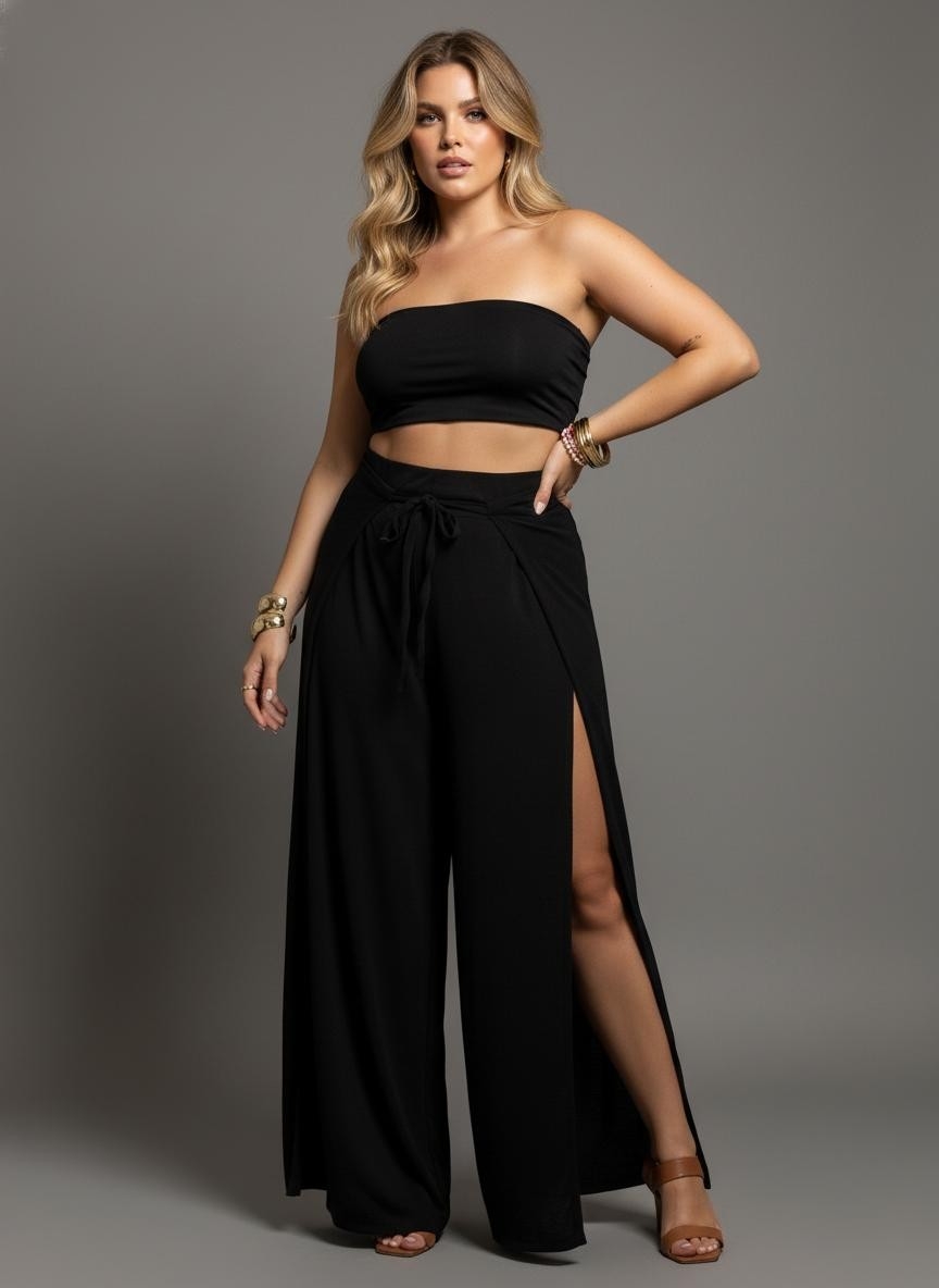Pareo Envolvente Liso Plus Size (talle Especial) - Imagen 6