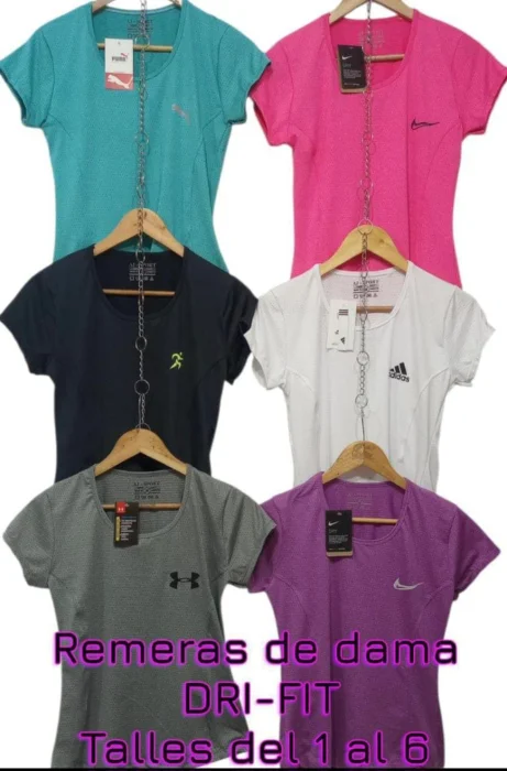 Remera Deportiva de Mujer Dry Fit