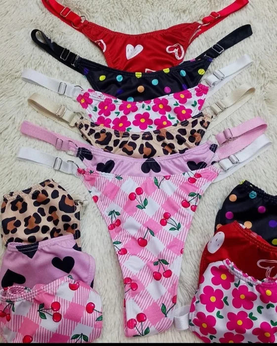 Colaless Estampado Microfibra en V