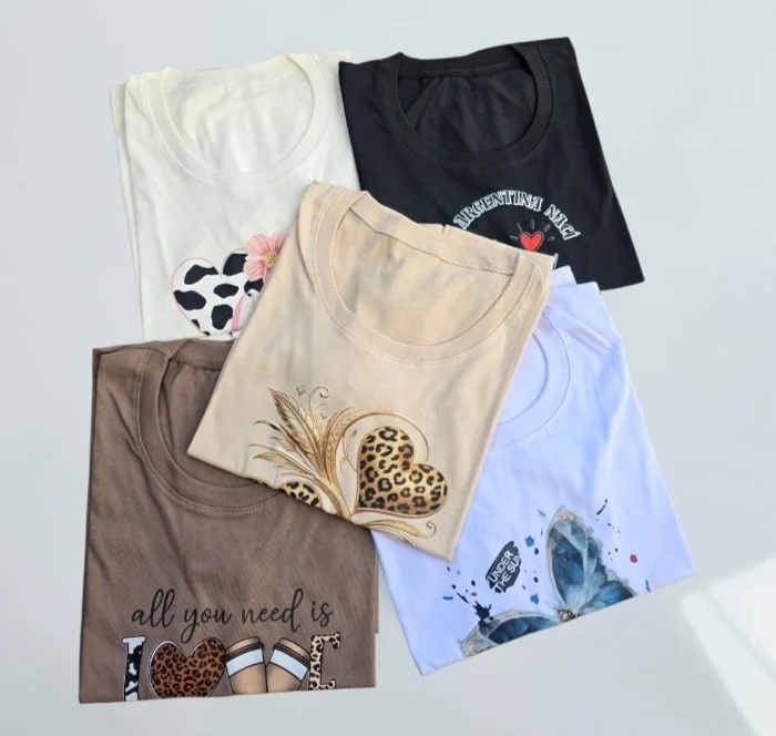 Remera Algodon Peinado 3 al 8