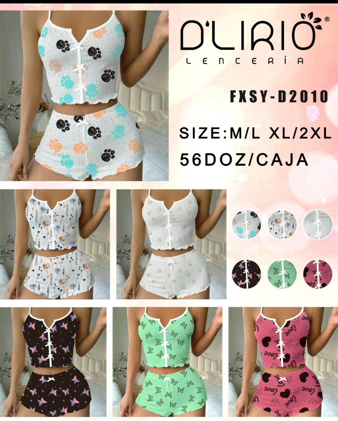 Piyama D'lirio Estampado (por Mayor) - Imagen 7