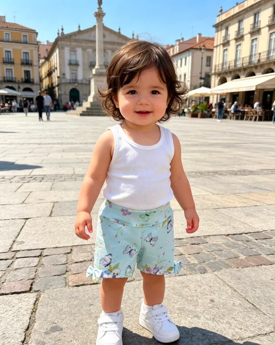 Short Beba Estampado