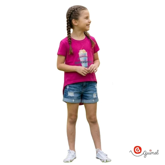 12190 Remera Nena Teen Mc Supershake