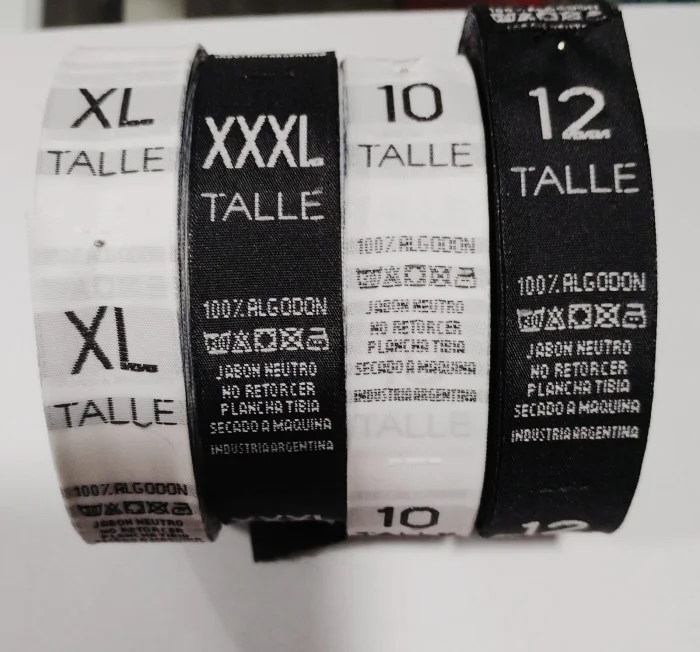 Talle Bordado con Composicion - Rollos de  25 M