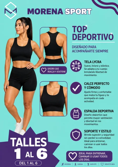 Top Deportivo Lycra