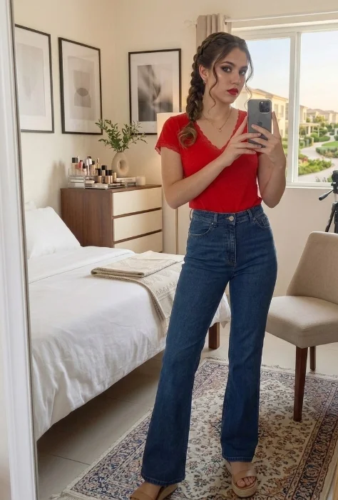 Remera con Puntilla de Modal