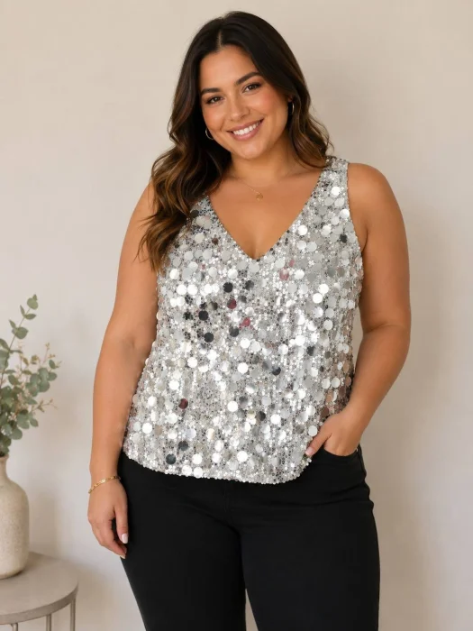 Musculosa de Lentejuelas