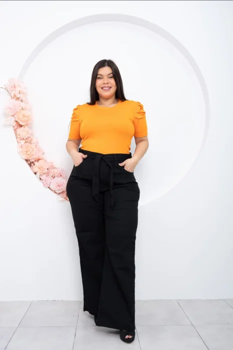Wide Leg Elastizado C/lazo