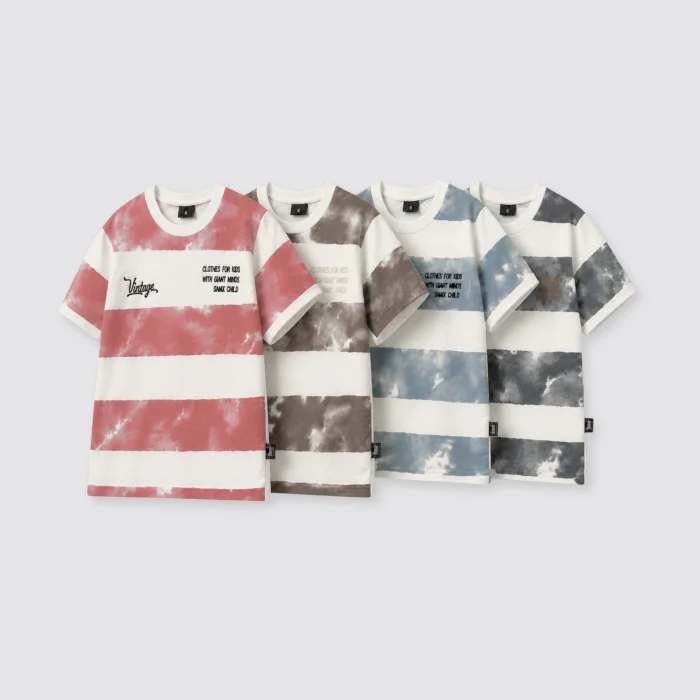 Remera Regular Rayada Vintage