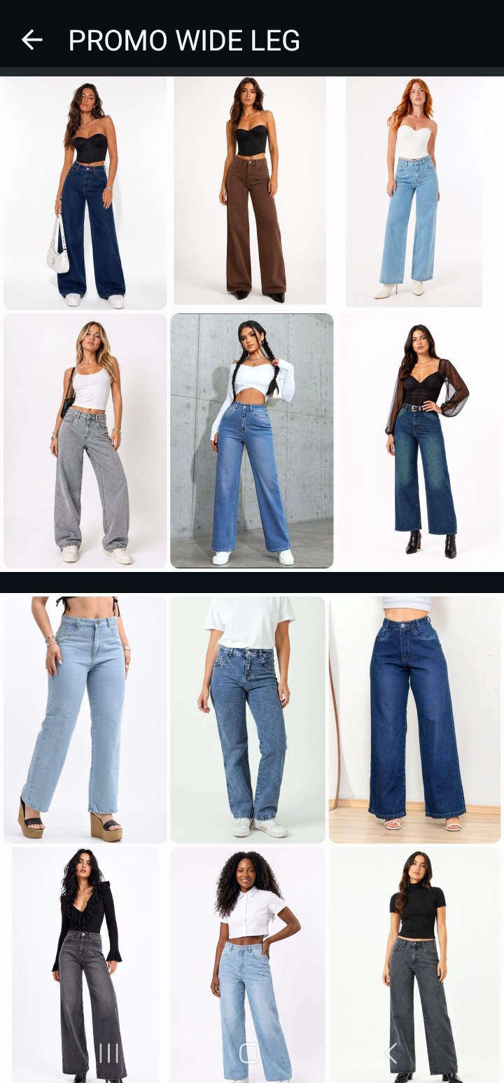 Promo Mayorista Wide Leg Jean Ancho Dama Moda 2000's Hotsale Mayoristas - Imagen 2