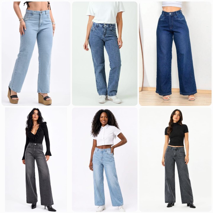 Promo Mayorista Wide Leg Jean Ancho Dama Moda 2000's Hotsale Mayoristas - Imagen 3
