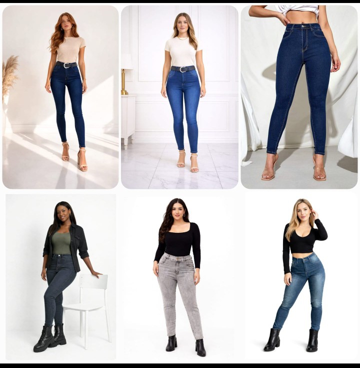 Promo Mayorista Skinny Jean Dama Pantalón Ajustado Chupin Mujer Denim Hotsale - Imagen 2