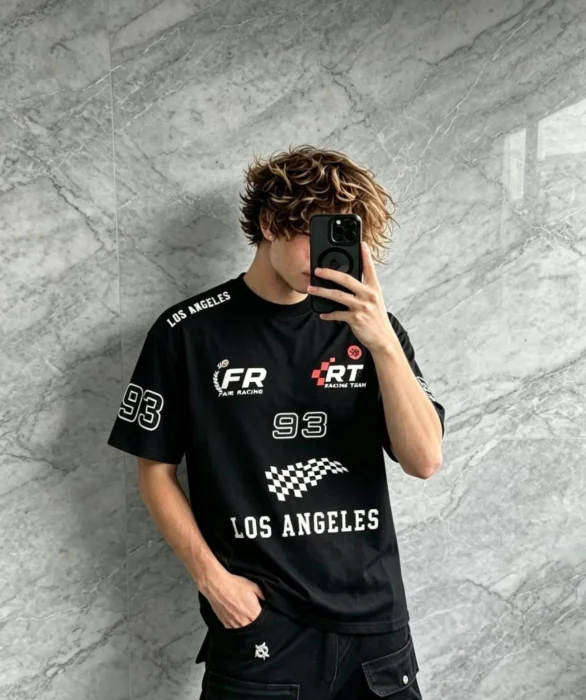 Remeras los Angeles Algodón Peinado