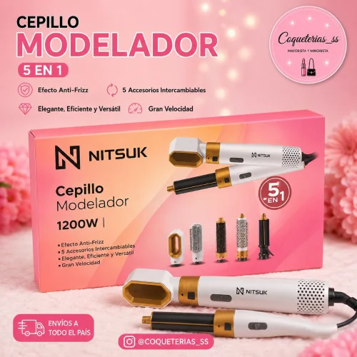 Cepillo Modelador 5 en 1