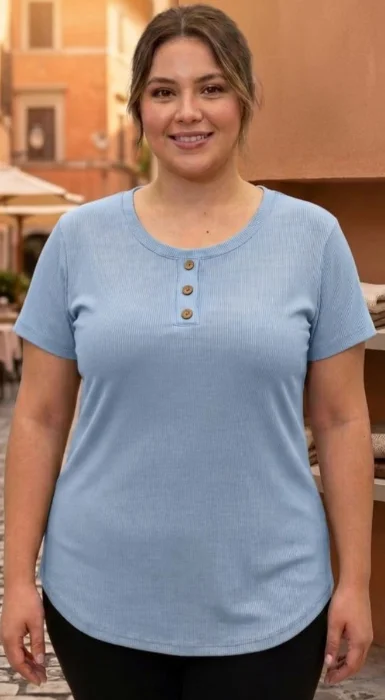 Remeras de Morley Viscosa con Botones  Excelente Calidad