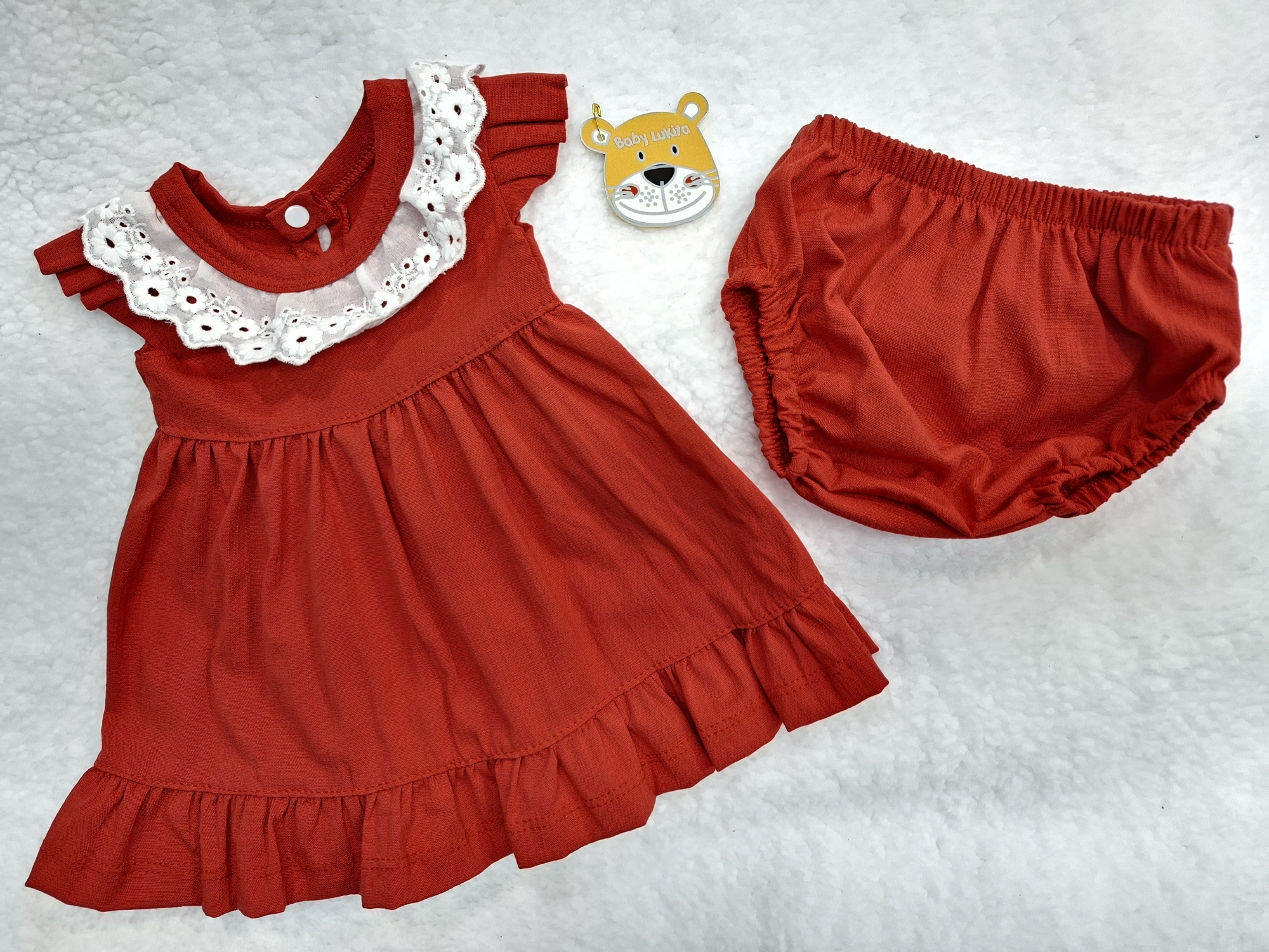 Conjunto Vestido de Lino 3 Piezas - Imagen 2