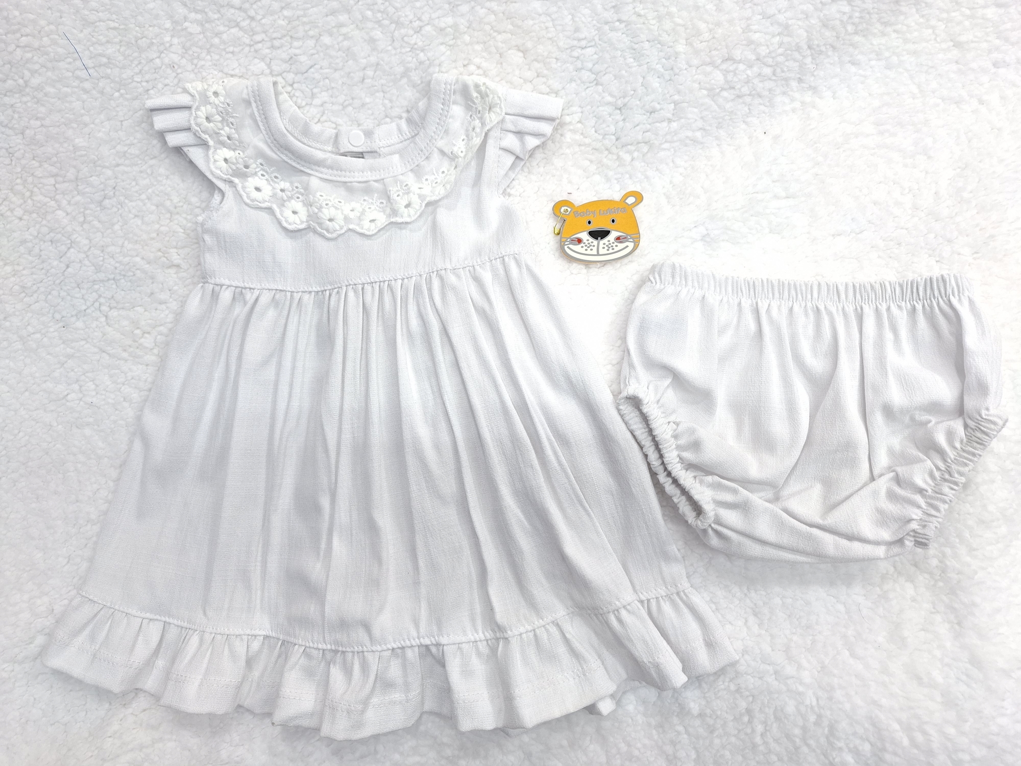 Conjunto Vestido de Lino 3 Piezas - Imagen 3