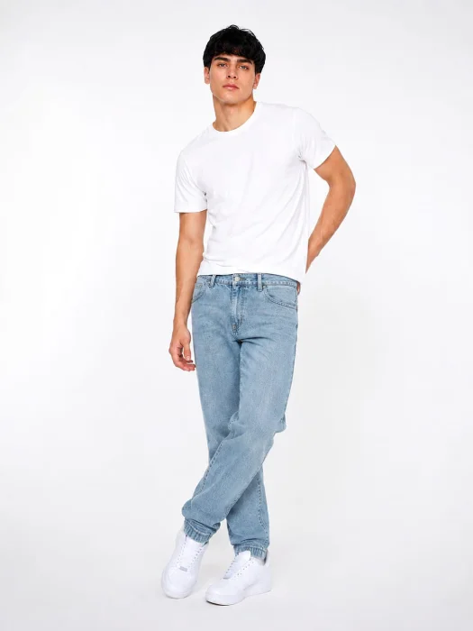 Jean Jogger Pasacinto Hombre Pantalón Denim Caballero C Puño Mayoristas Hotsale Moda