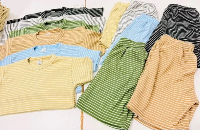 Conjunto Wafle Rayado