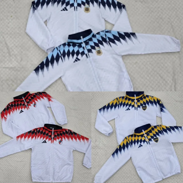 Campera Rompeviento Adultos Boca River Afa