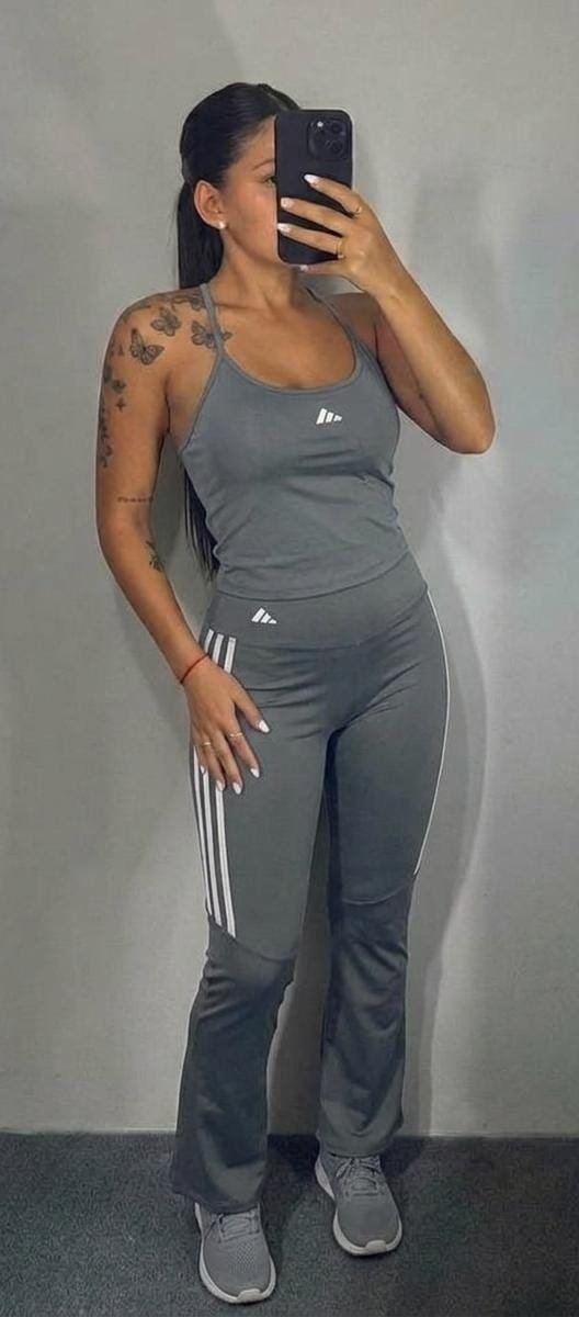 Conjunto Top Más Oxford Adidas - Imagen 2