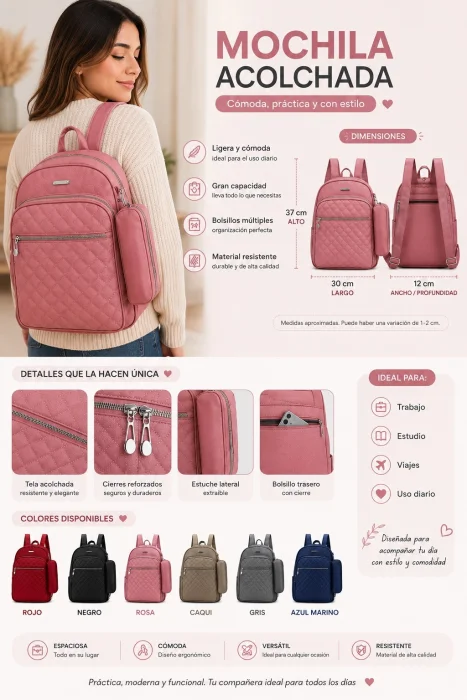 Mochila con Cartuchera
